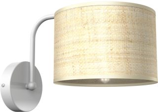 Kinkiet MARSHALL WHITE / RATTAN 1xE27