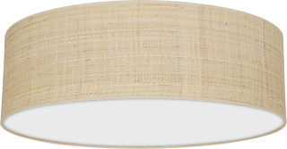 Lampa sufitowa MARSHALL WHITE / RATTAN 3xE27