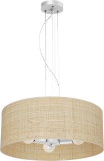 Lampa wisząca MARSHALL WHITE / RATTAN 3xE27