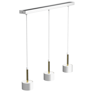 Lampa wisząca ARENA WHITE/GOLD 3xGX53