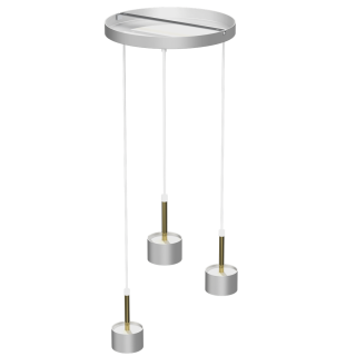 Lampa wisząca ARENA WHITE/GOLD 3xGX53