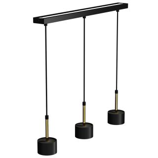 Lampa wisząca ARENA BLACK/GOLD 3xGX53