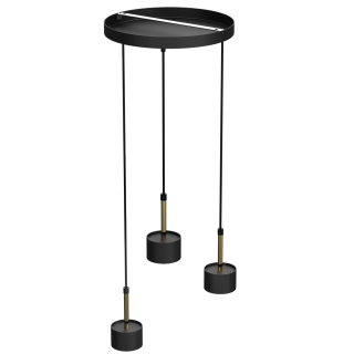 Lampa wisząca ARENA BLACK/GOLD 3xGX53