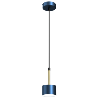 Lampa wisząca ARENA BLUE/GOLD 1xGX53