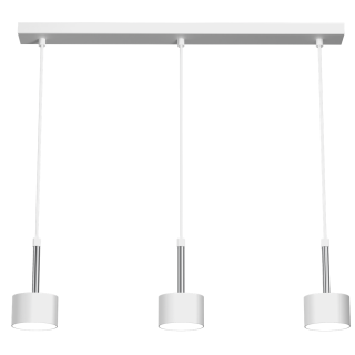 Lampa wisząca ARENA WHITE/SILVER 3xGX53