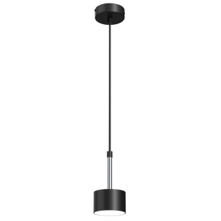 Lampa wisząca ARENA BLACK/SILVER 1xGX53