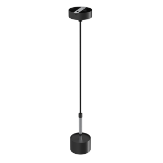 Lampa wisząca ARENA BLACK/SILVER 1xGX53