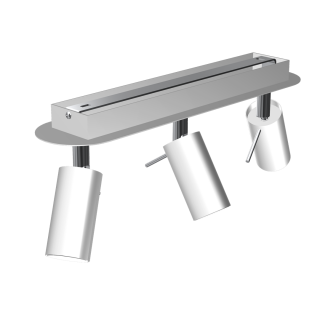 Lampa sufitowa PRESTON WHITE/CHROME 3x mini GU10