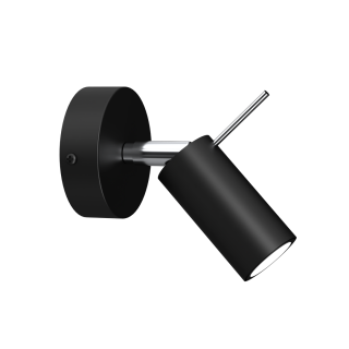 Kinkiet PRESTON BLACK/CHROME 1x mini GU10