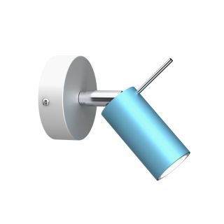 Kinkiet PRESTON BLUE/WHITE 1x mini GU10