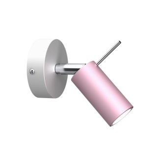 Kinkiet PRESTON PINK/WHITE 1x mini GU10