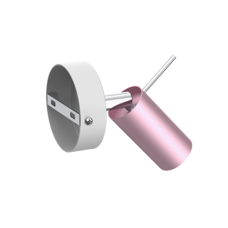 Kinkiet PRESTON PINK/WHITE 1x mini GU10