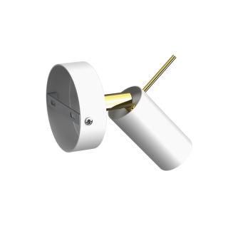 Kinkiet PRESTON GOLD/WHITE 1x mini GU10