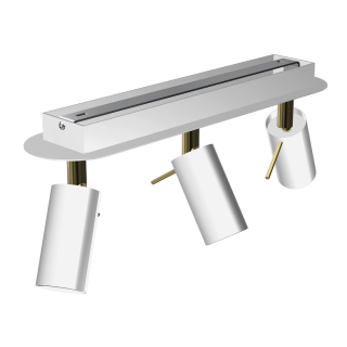 Lampa sufitowa PRESTON GOLD/WHITE 3x mini GU10