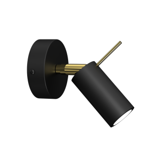 Kinkiet PRESTON GOLD/BLACK 1x mini GU10