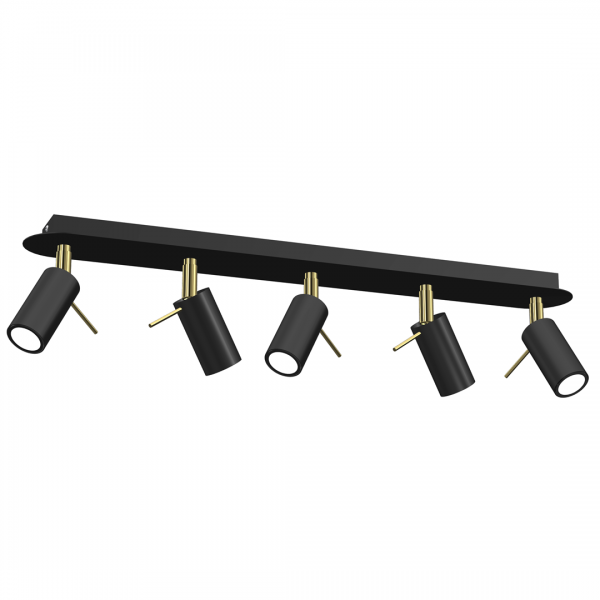 Lampa Sufitowa Preston Gold Black X Mini Gu Lampa Sufitowa Lampoteka Pl