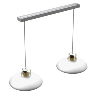 Lampa wisząca FELIX WHITE/GOLD 2xE27