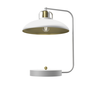 Lampka biurkowa FELIX WHITE/GOLD 1xE27