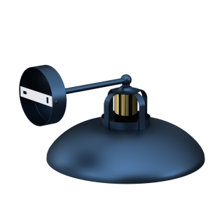 Kinkiet FELIX NAVY BLUE/GOLD 1xE27