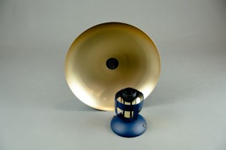 Lampa sufitowa FELIX NAVY BLUE/GOLD 1xE27