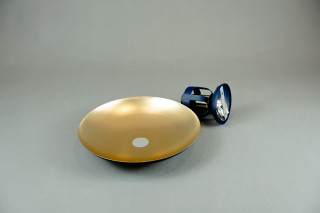 Lampa sufitowa FELIX NAVY BLUE/GOLD 1xE27