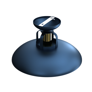 Lampa sufitowa FELIX NAVY BLUE/GOLD 1xE27