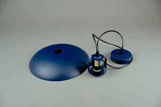 Lampa wisząca FELIX NAVY BLUE/GOLD 1xE27
