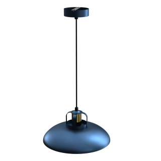 Lampa wisząca FELIX NAVY BLUE/GOLD 1xE27