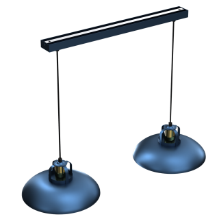 Lampa wisząca FELIX NAVY BLUE/GOLD 2xE27