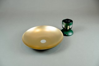 Lampa sufitowa FELIX GREEN/GOLD 1xE27