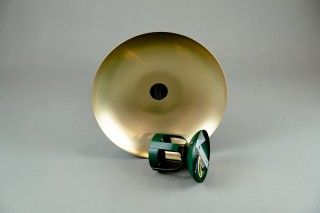Lampa sufitowa FELIX GREEN/GOLD 1xE27