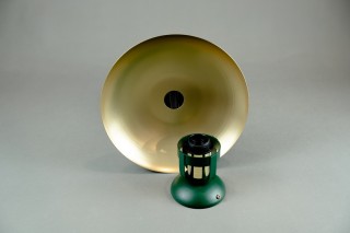 Lampa sufitowa FELIX GREEN/GOLD 1xE27