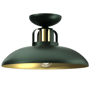 Lampa sufitowa FELIX GREEN/GOLD 1xE27
