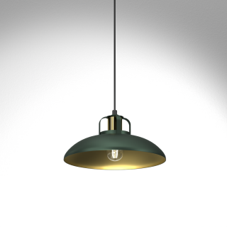 Lampa wisząca FELIX GREEN/GOLD 1xE27