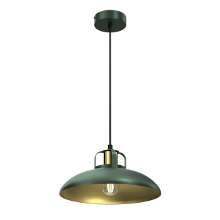 Lampa wisząca FELIX GREEN/GOLD 1xE27