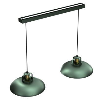 Lampa wisząca FELIX GREEN/GOLD 2xE27