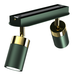 Lampa sufitowa JOKER GREEN/GOLD 2xGU10