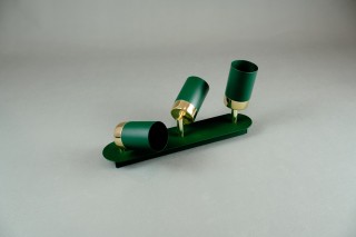 Lampa sufitowa JOKER GREEN/GOLD 3xGU10