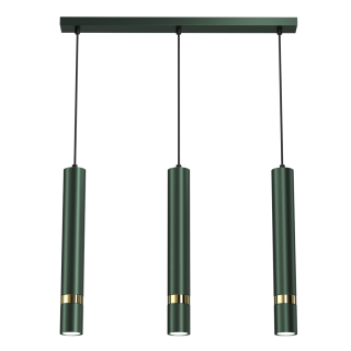 Lampa wisząca JOKER GREEN/GOLD 3xGU10