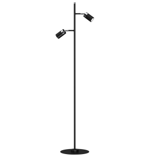 Lampa podłogowa JOKER BLACK/CHROME 1xGU10