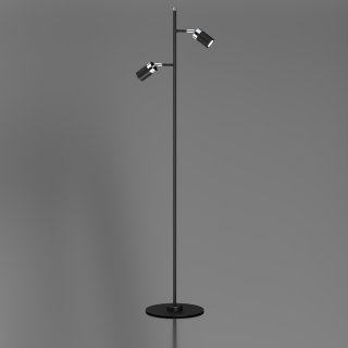 Lampa podłogowa JOKER BLACK/CHROME 1xGU10