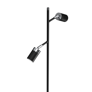 Lampa podłogowa JOKER BLACK/CHROME 1xGU10
