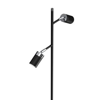 Lampa podłogowa JOKER BLACK/CHROME 1xGU10
