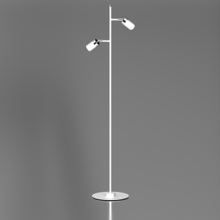 Lampa podłogowa JOKER WHITE/CHROME 1xGU10