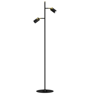 Lampa podłogowa JOKER BLACK/GOLD 1xGU10