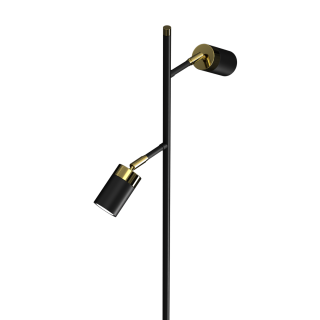 Lampa podłogowa JOKER BLACK/GOLD 1xGU10