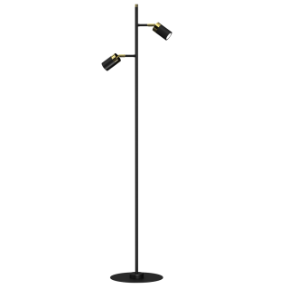 Lampa podłogowa JOKER BLACK/GOLD 1xGU10