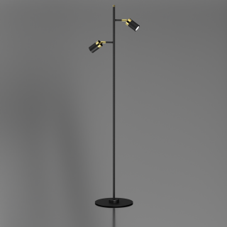 Lampa podłogowa JOKER BLACK/GOLD 1xGU10