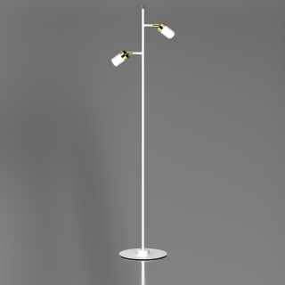 Lampa podłogowa JOKER WHITE/GOLD 1xGU10