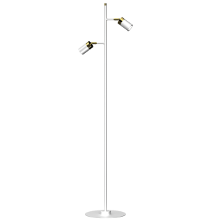 Lampa podłogowa JOKER WHITE/GOLD 1xGU10